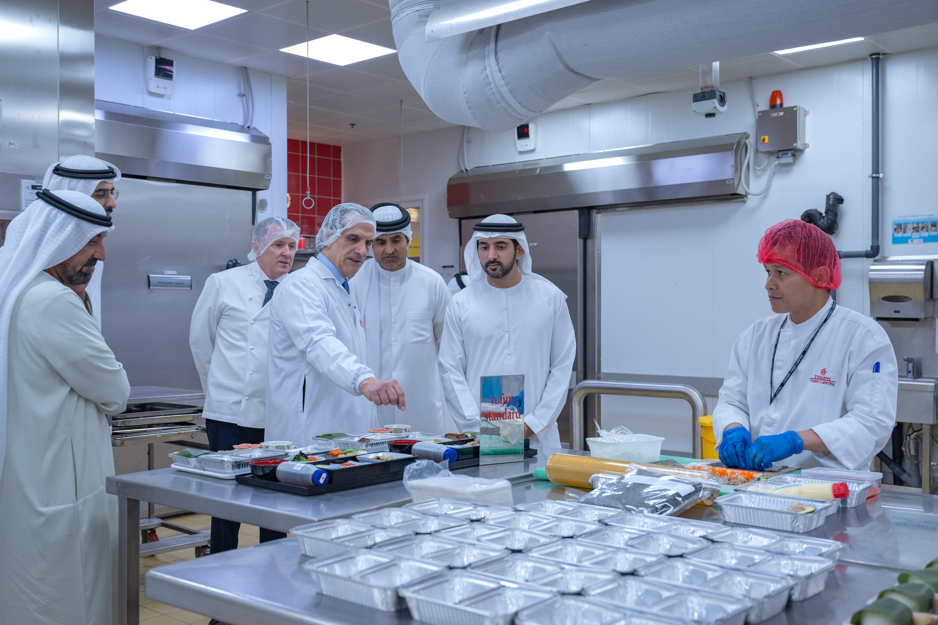 Hamdan bin Mohammed visits Emirates Flight Catering, commends its role ...