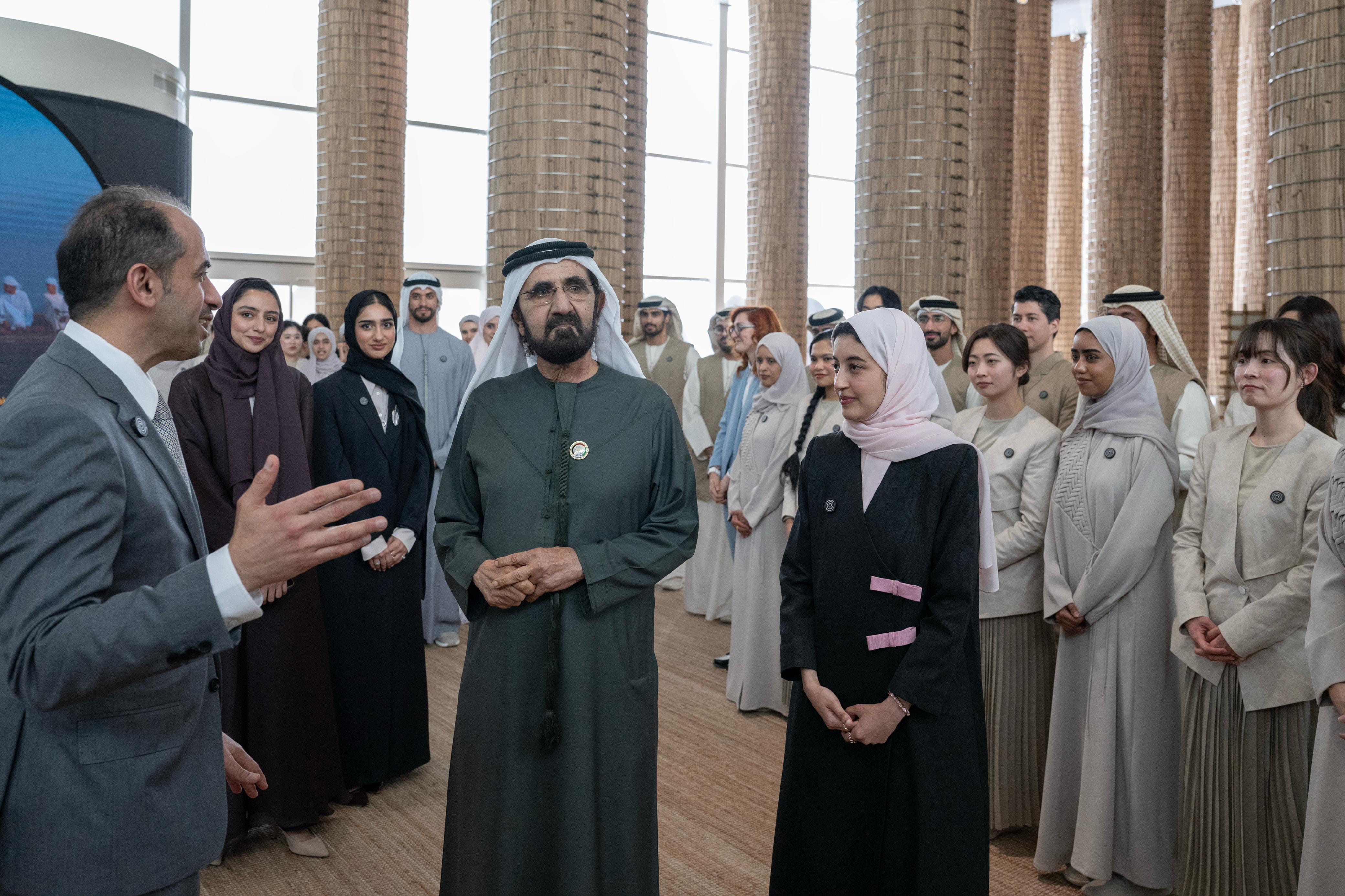 Mo Rashid Mohammed bin Rashid visits UAE Pavilion at Expo 2025 Osaka