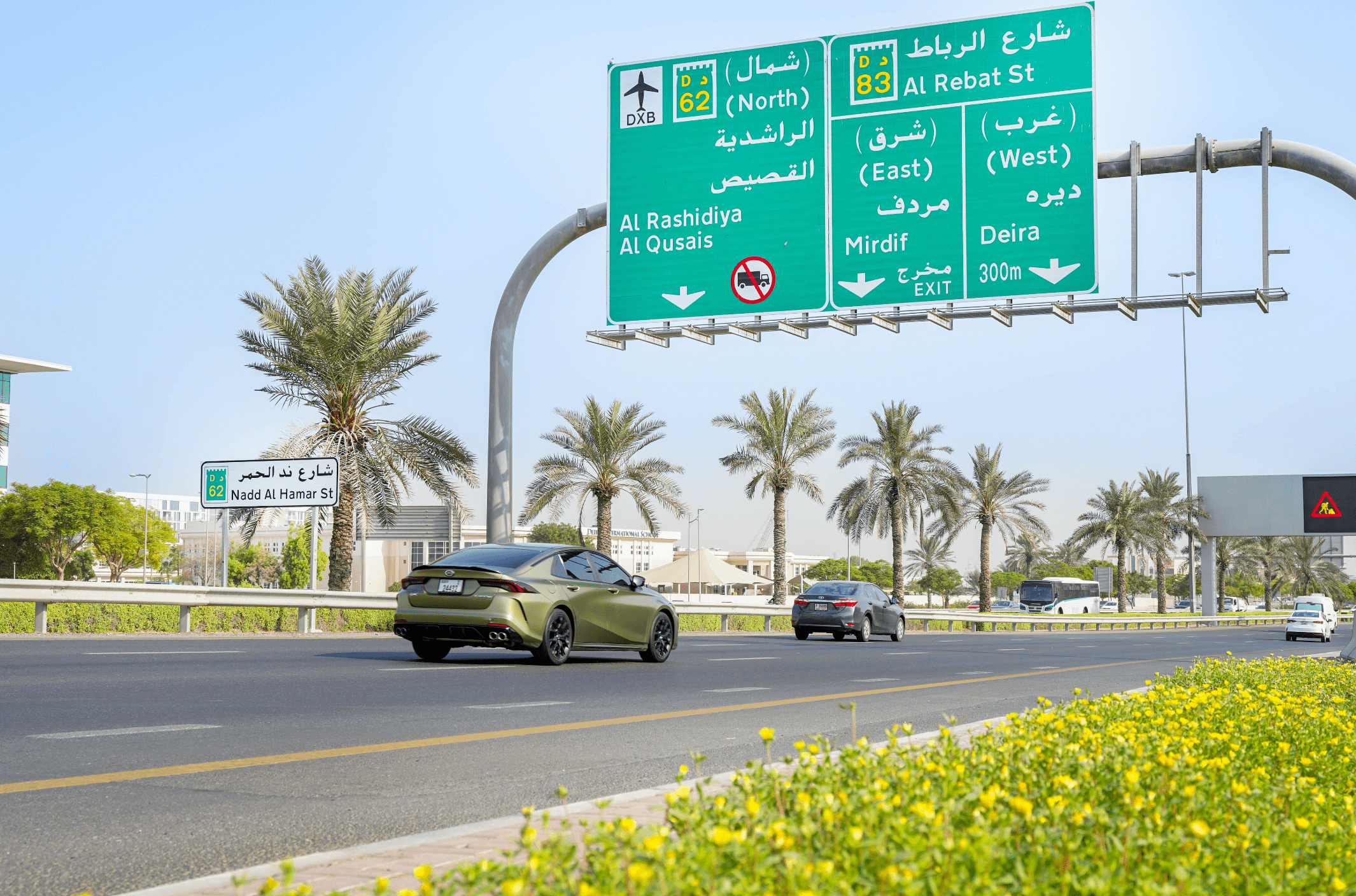 طرق دبي تباشر تنفيذ تحسينات مرورية على تقاطع ند الحمر للقادمين من شارعي ...