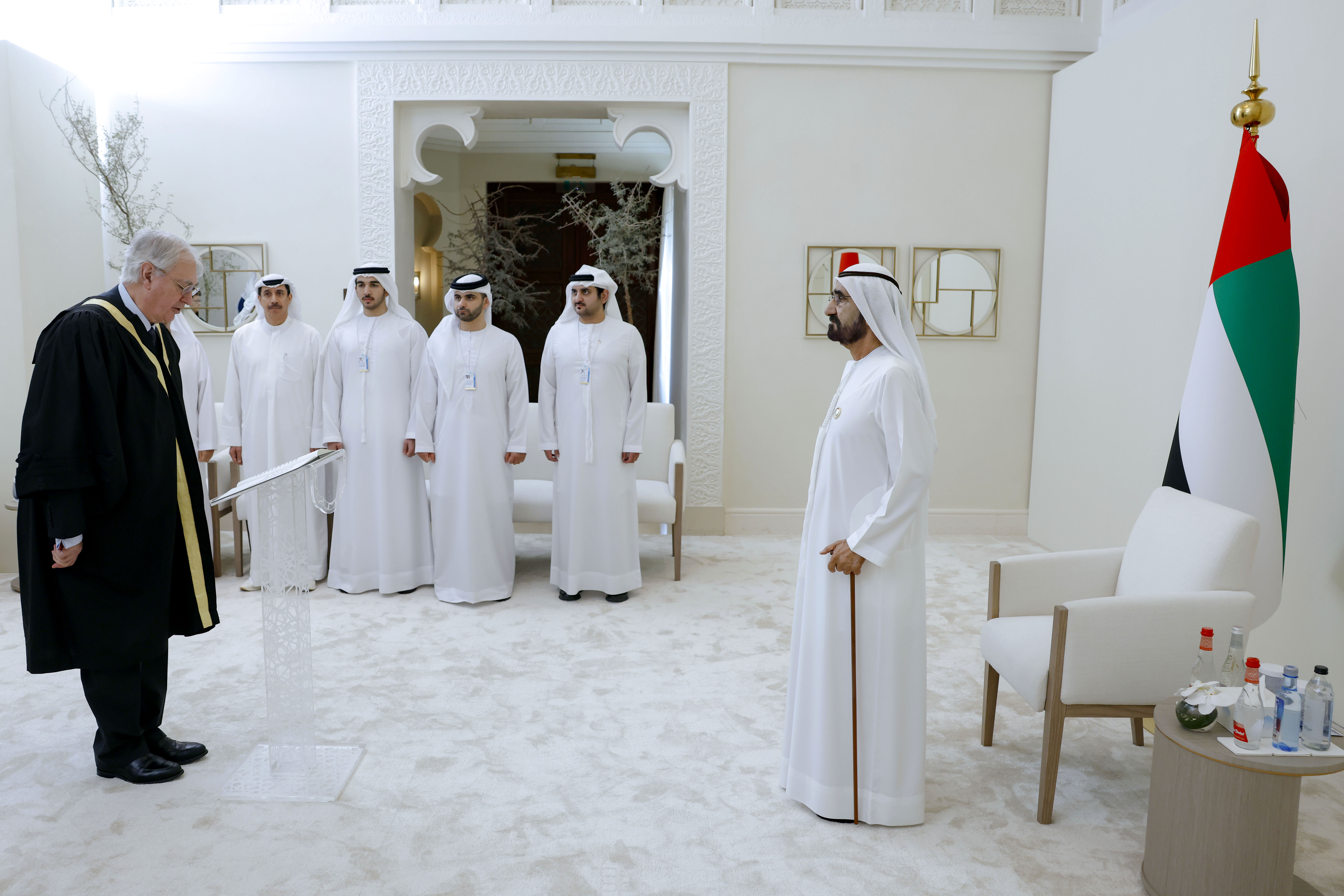 Mohammed bin Rashid swears in three new judges of DIFC Courts